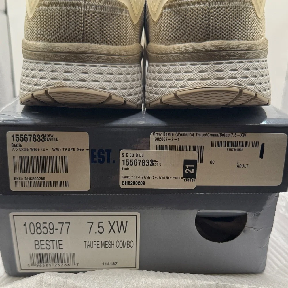 DREW Women’s ‘Bestie’ Athletic/Walking Shoe size 7.5 2E XW - Picture 7 of 12